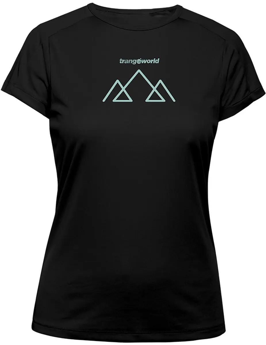Trangoworld Salur T-shirt Met Korte Mouwen Zwart L Vrouw