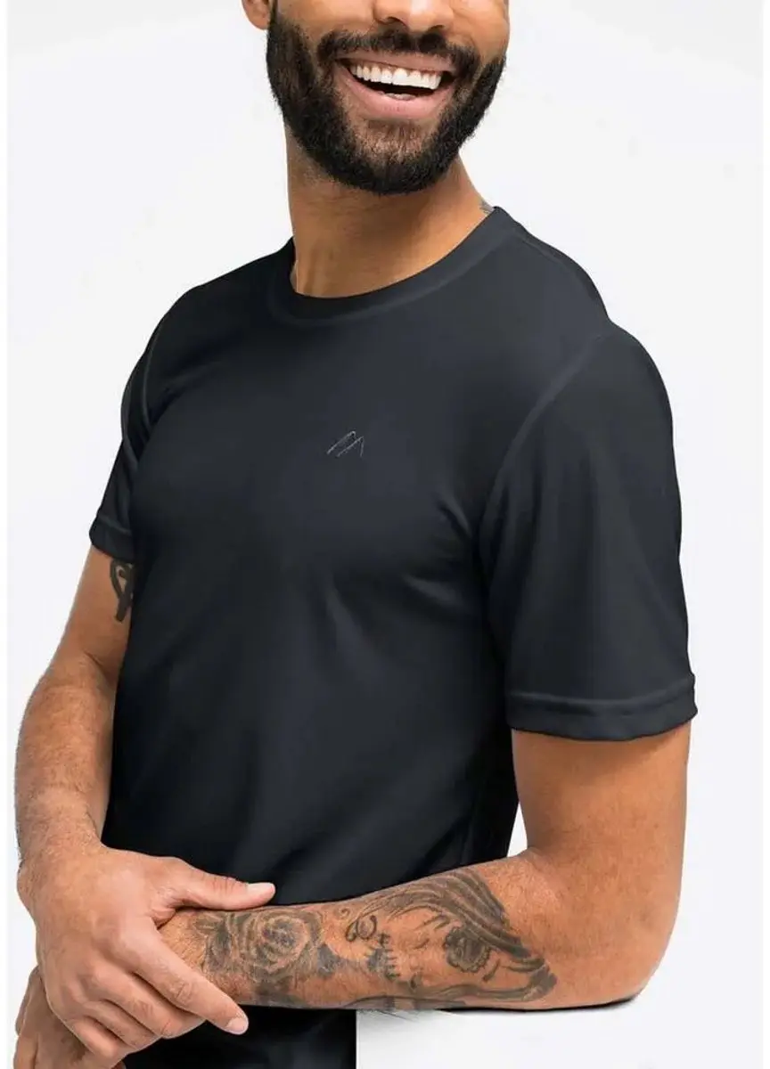Maier Sports Walter T-shirt - Zwart - 4XL - afbeelding 3 van 3