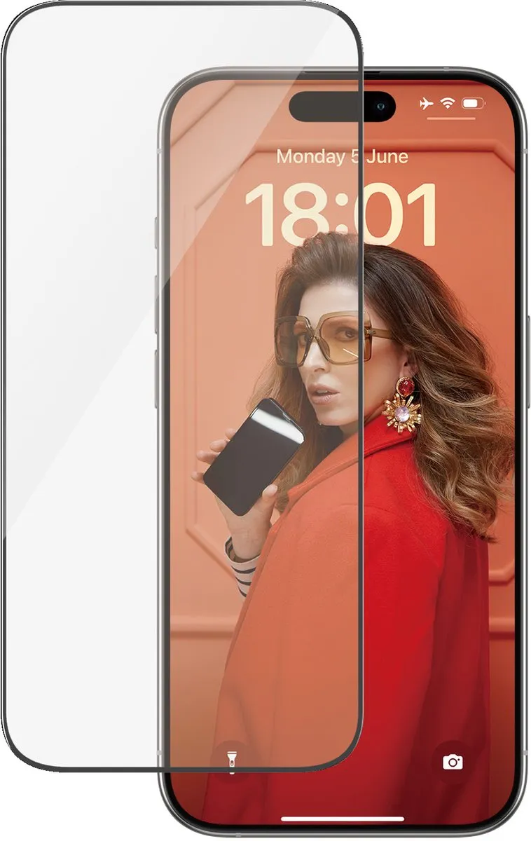 PanzerGlass PZ-2810 Screenprotector iPhone 15 Pro - Zwart