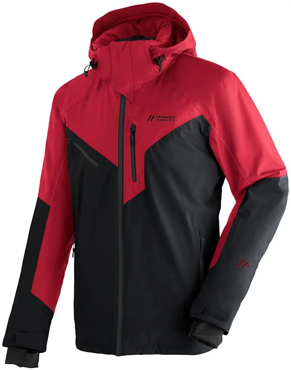 Maier Sports Waterproof Touring Pajares Jas Rood,Zwart 28 / Short Man