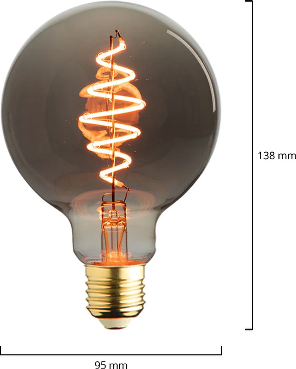 Lybardo E27 LED Lamp 3-pack 6W - Rookglas