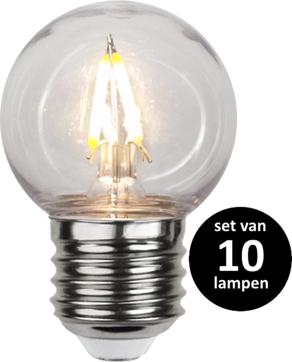 Star Trading G45 Kogellamp 1.4W E27 Warm Wit