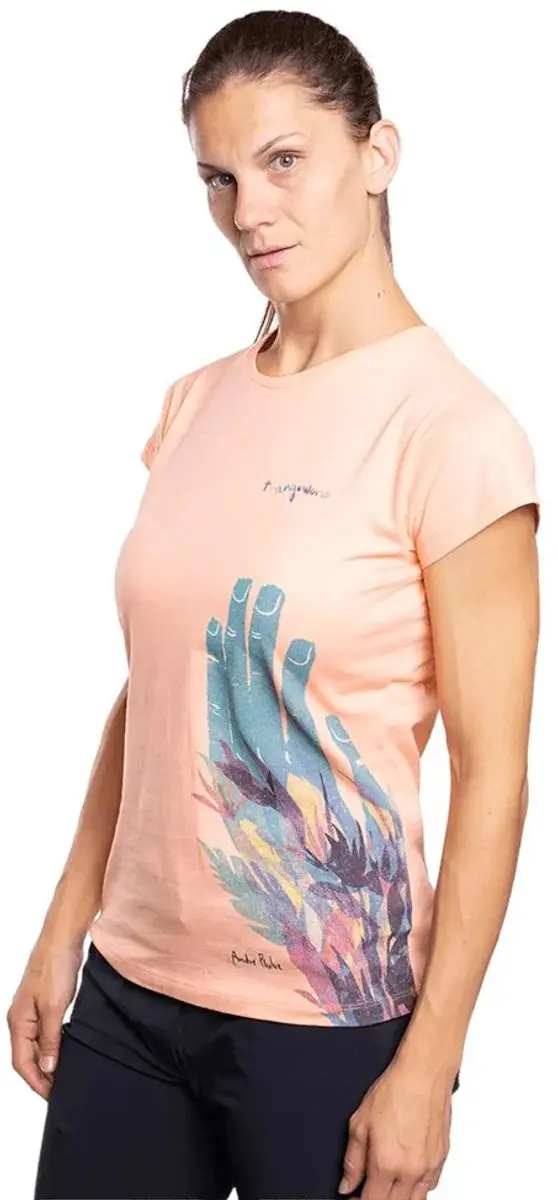 Trangoworld Agua T-shirt Met Korte Mouwen Oranje M Vrouw