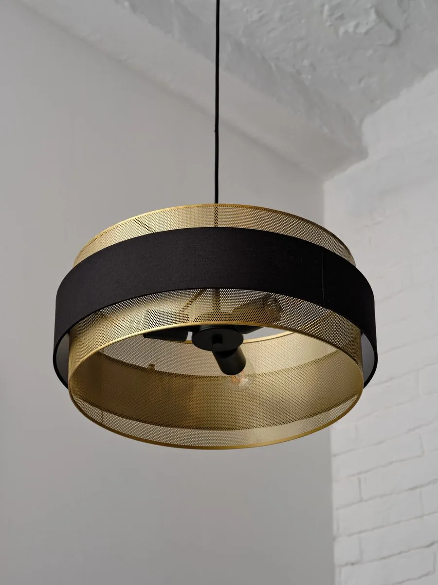 Osram Decor Hornet Hanglamp 3xE27 - 500mm - Zwart/Goud