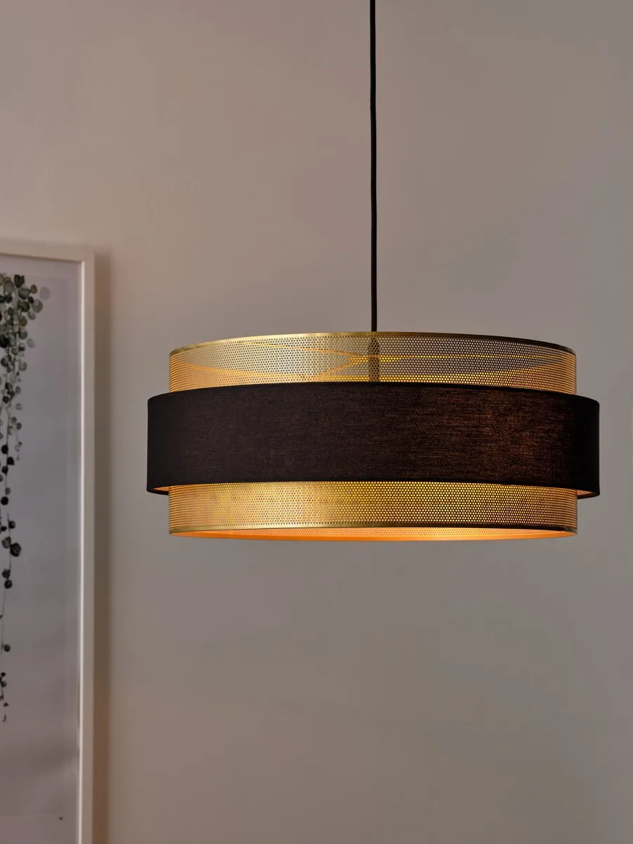 Osram Decor Hornet Hanglamp 3xE27 - 500mm - Zwart/Goud