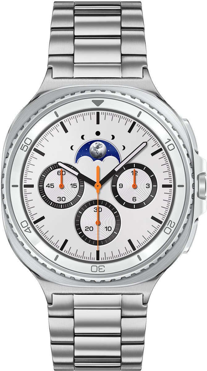 Samsung Special Edition Galaxy Watch 8 CLASSIC Wit/Zilverkl Staal 46mm