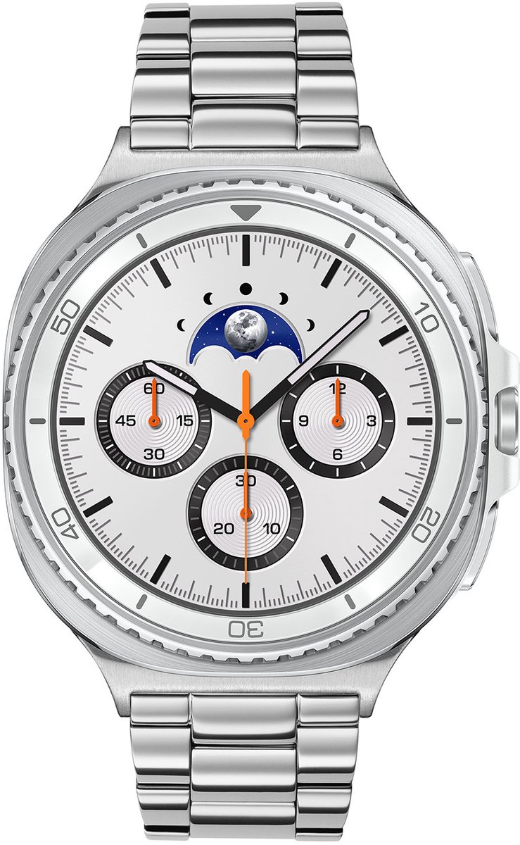 Samsung Special Edition Galaxy Watch 8 CLASSIC Wit/Zilverkl Staal 46mm