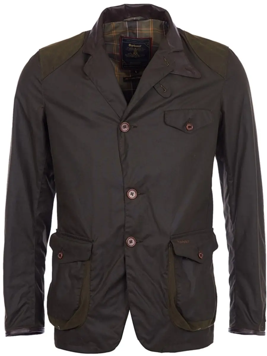 Barbour Beacon sports waxed cotton jacket MWX0007 OL71 OLIVE S