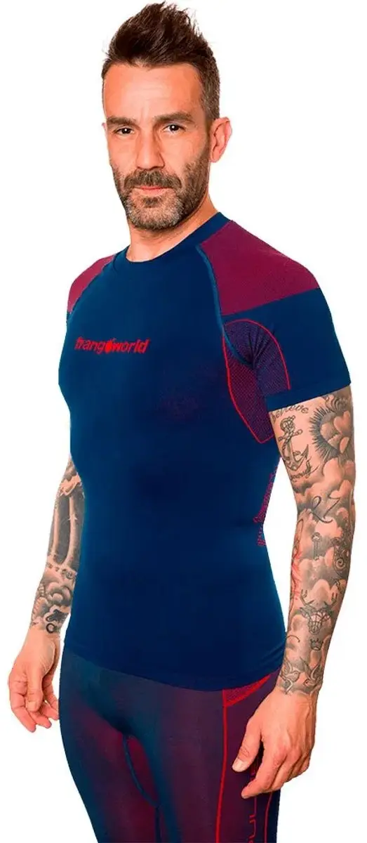 Trangoworld Trilho T-shirt Met Korte Mouwen Blauw S Man