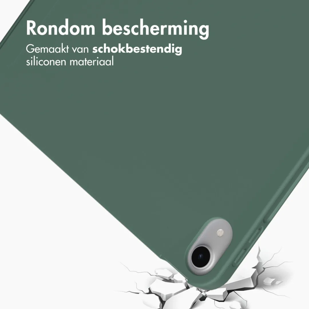 Accezz Tablethoes SH00071305 - Apple iPad Air 11 - Donkergroen