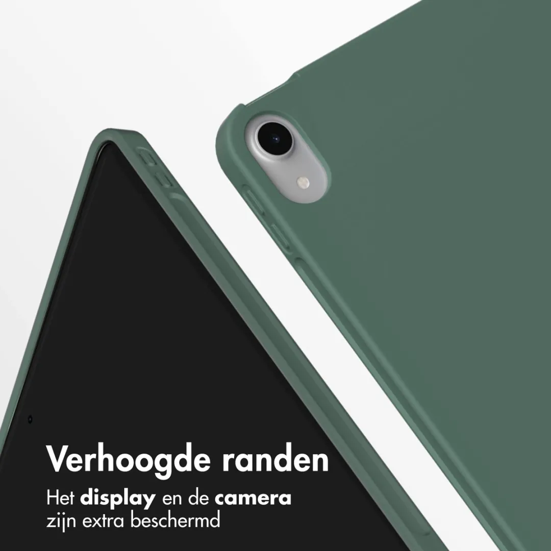 Accezz Tablethoes SH00071305 - Apple iPad Air 11 - Donkergroen