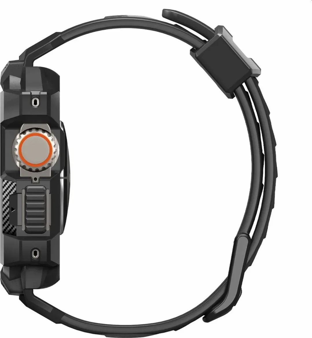 Spigen Rugged Armor Pro - Apple Watch Ultra 49mm - Zwart - afbeelding 6 van 6