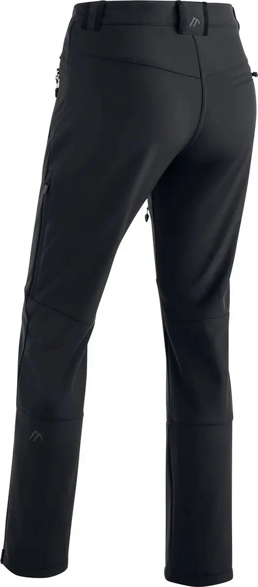 Maier Sports Adakit W Softshell Broek Dames - Zwart - afbeelding 2 van 3
