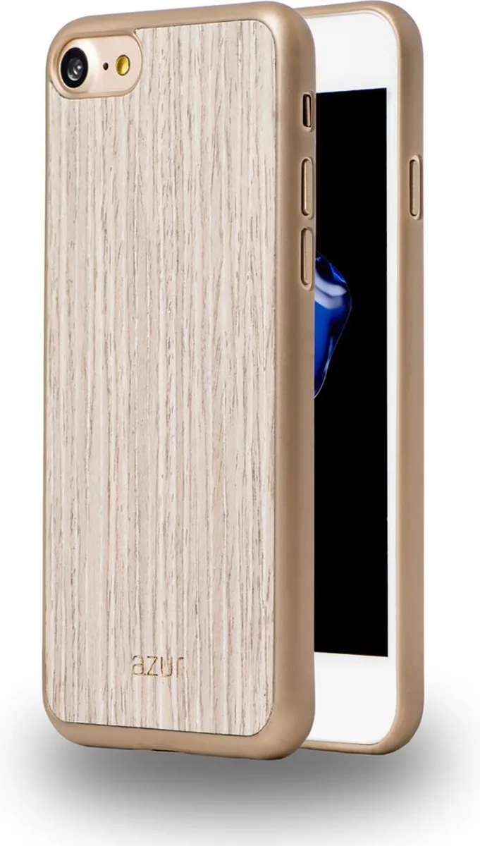 Azuri Elegante Houten Hoes Beige