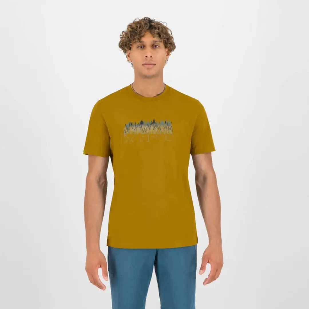 Karpos Bosco T-shirt Met Korte Mouwen Geel XL Man