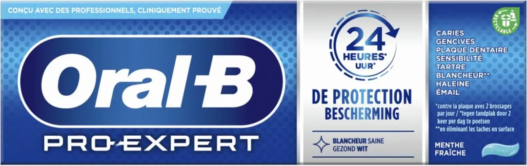 Oral-B Pro-Expert Tandpasta Frisse Munt 75ml - 12 Stuks
