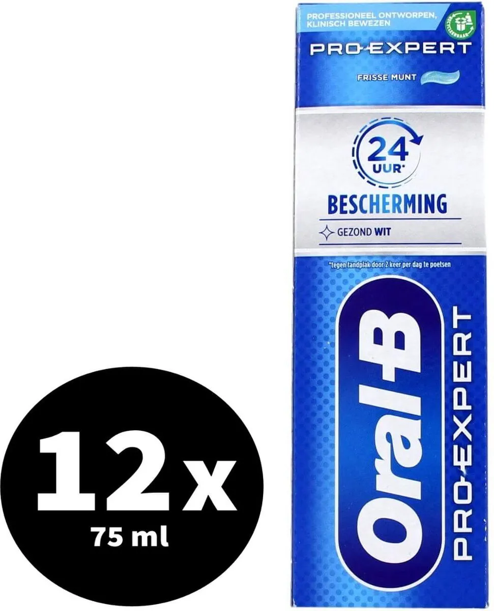 Oral-B Pro-Expert Tandpasta Frisse Munt 75ml - 12 Stuks