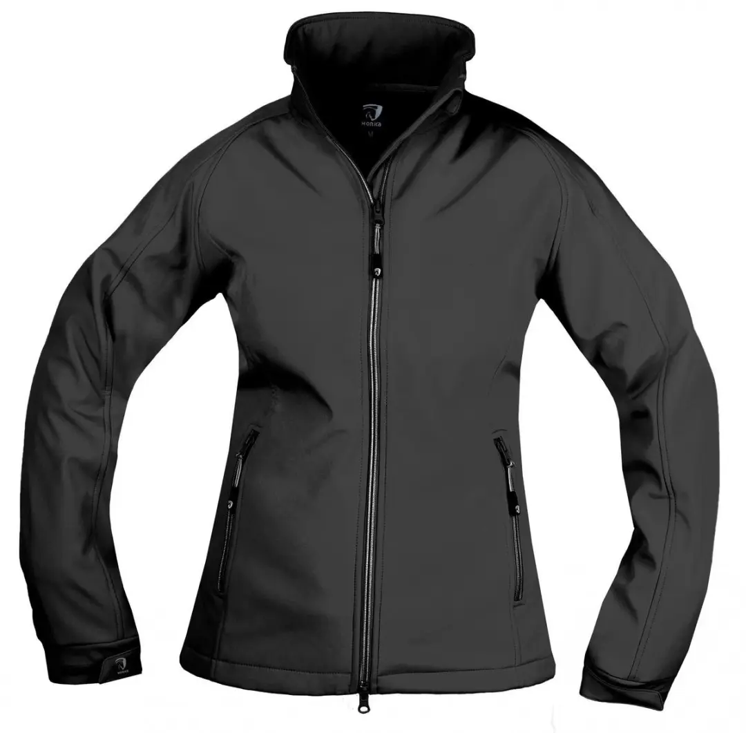 Horka Softshelljas Silhouette Unisex Zwart Maat Xxs