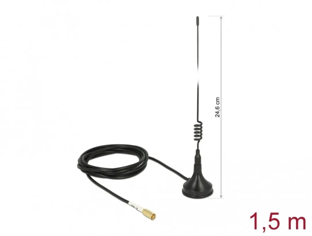 Delock 89612 WiFi Antenne 2 dBi 2.4-2.5 GHz