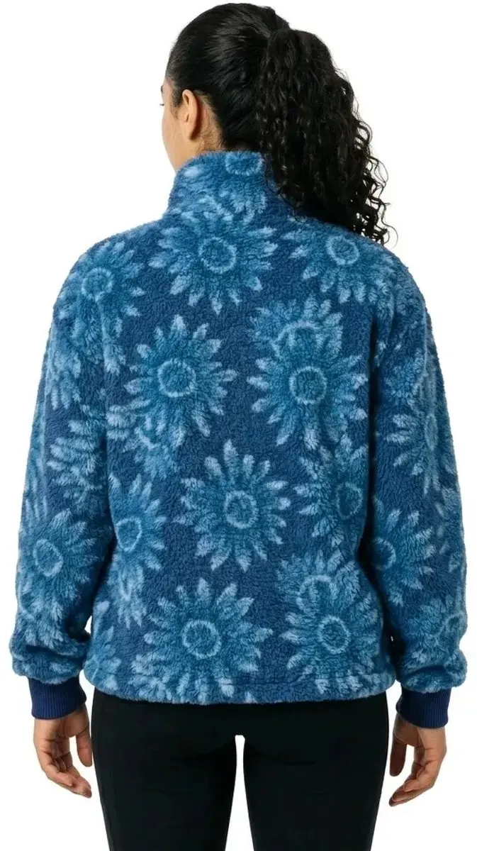 Billabong Time Off Half Zip Fleece Dames - Donkerblauw - M - afbeelding 2 van 4