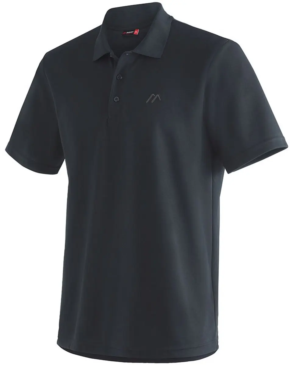 Maier Sports Ulrich Poloshirt Heren - Zwart - L - afbeelding 4 van 6