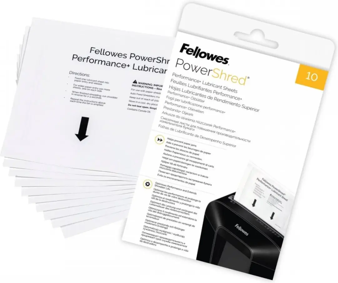 Fellowes Powershred Olievellen 4025601 - Pak van 10 vel - afbeelding 2 van 4