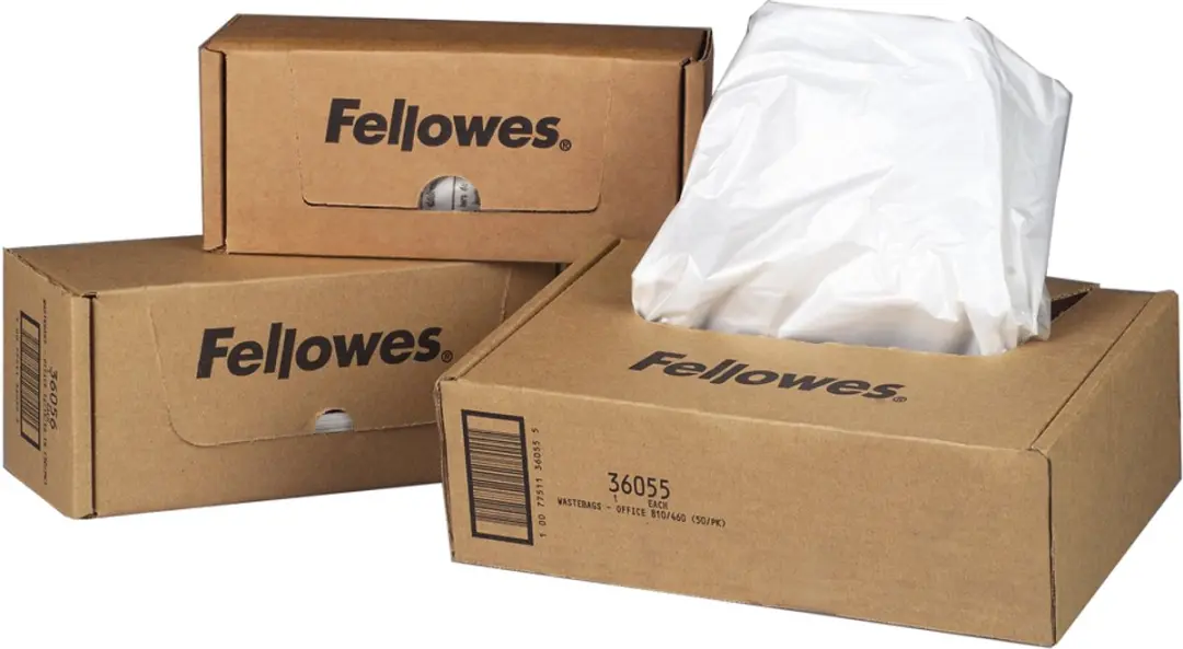 Fellowes Afvalzakken Papiervernietiger 165 l - 50 stuks - afbeelding 2 van 6