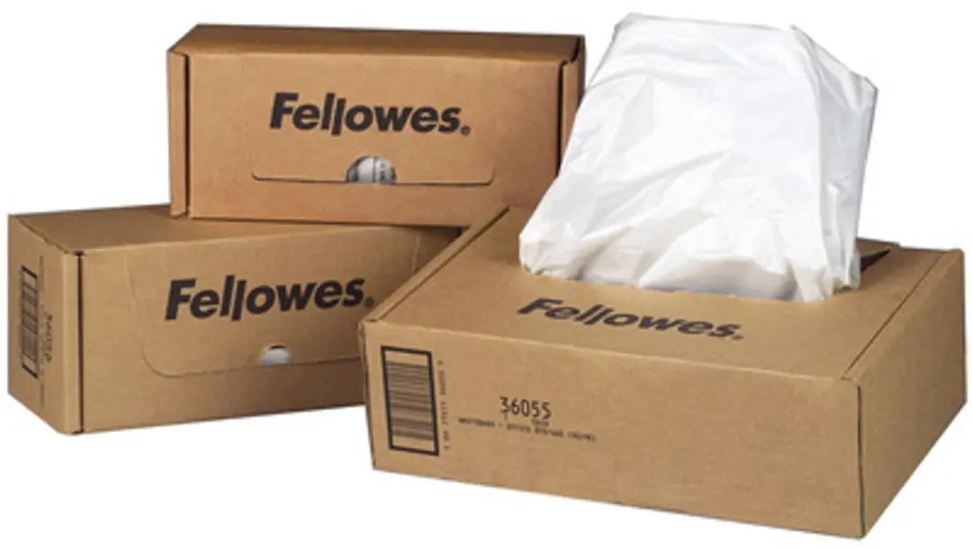 Fellowes Shredderafvalzakken 94L - 50 Stuks - Transparant - afbeelding 5 van 5