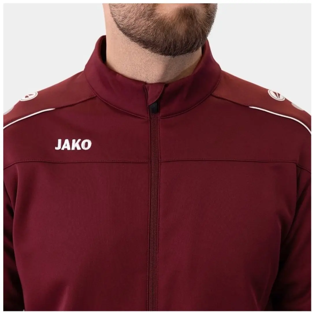 JAKO Classico Vrijetijdsjas Heren - Bordeaux - afbeelding 2 van 3
