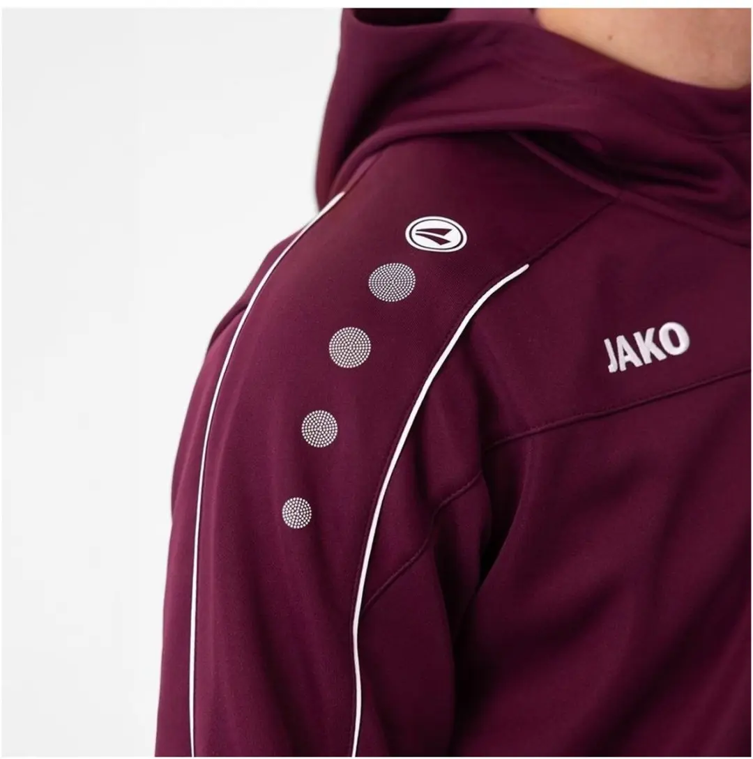 JAKO Classico Jas met Kap Heren - Bordeaux - 3XL - afbeelding 2 van 3