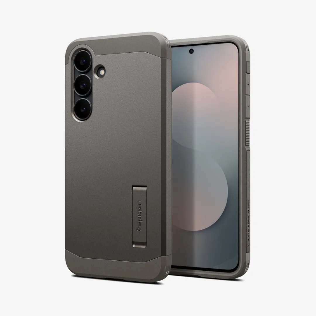Spigen Tough Armor ACS10030 Hoes Samsung Galaxy S25 FE - Donkergrijs