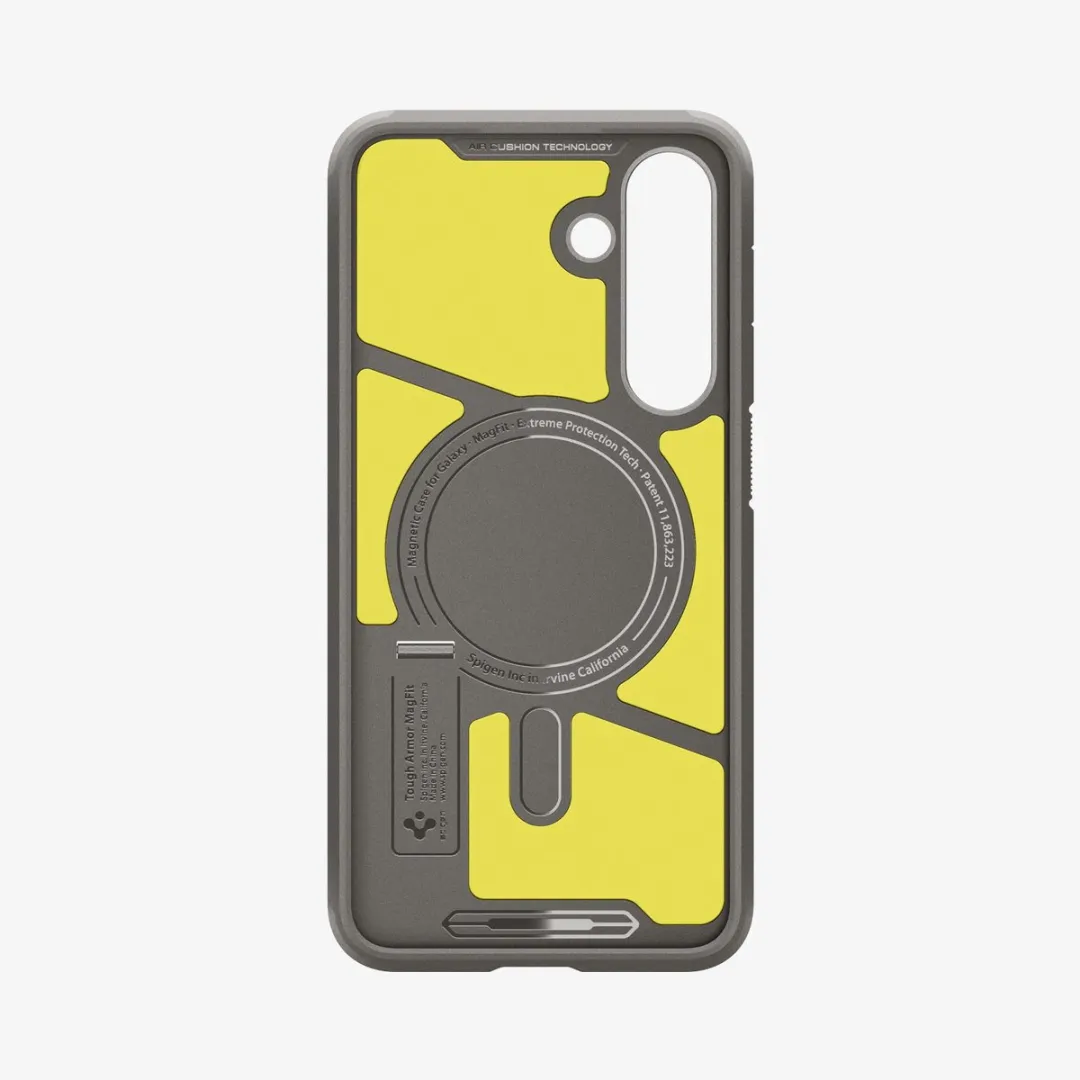 Spigen Tough Armor ACS10030 Hoes Samsung Galaxy S25 FE - Donkergrijs - afbeelding 6 van 6