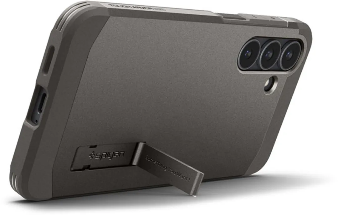 Spigen Tough Armor ACS10030 Hoes Samsung Galaxy S25 FE - Donkergrijs