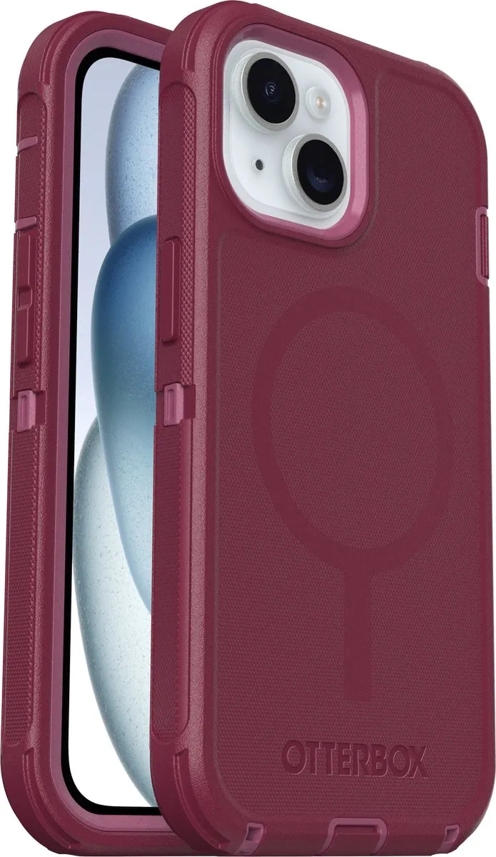 OtterBox Defender Hoesje 77-97535 - iPhone 13/14/15/16e - MagSafe - Rood