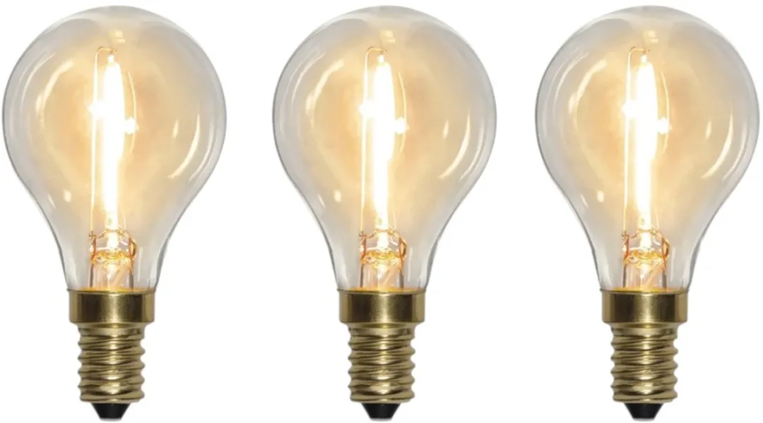 Star Trading Soft Glow Kogellamp E14 - 0.8W - 3 Stuks