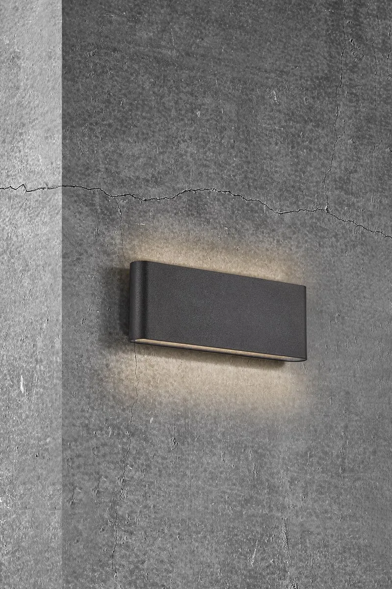 Nordlux Kinver Wandlamp LED 26cm - Zwart