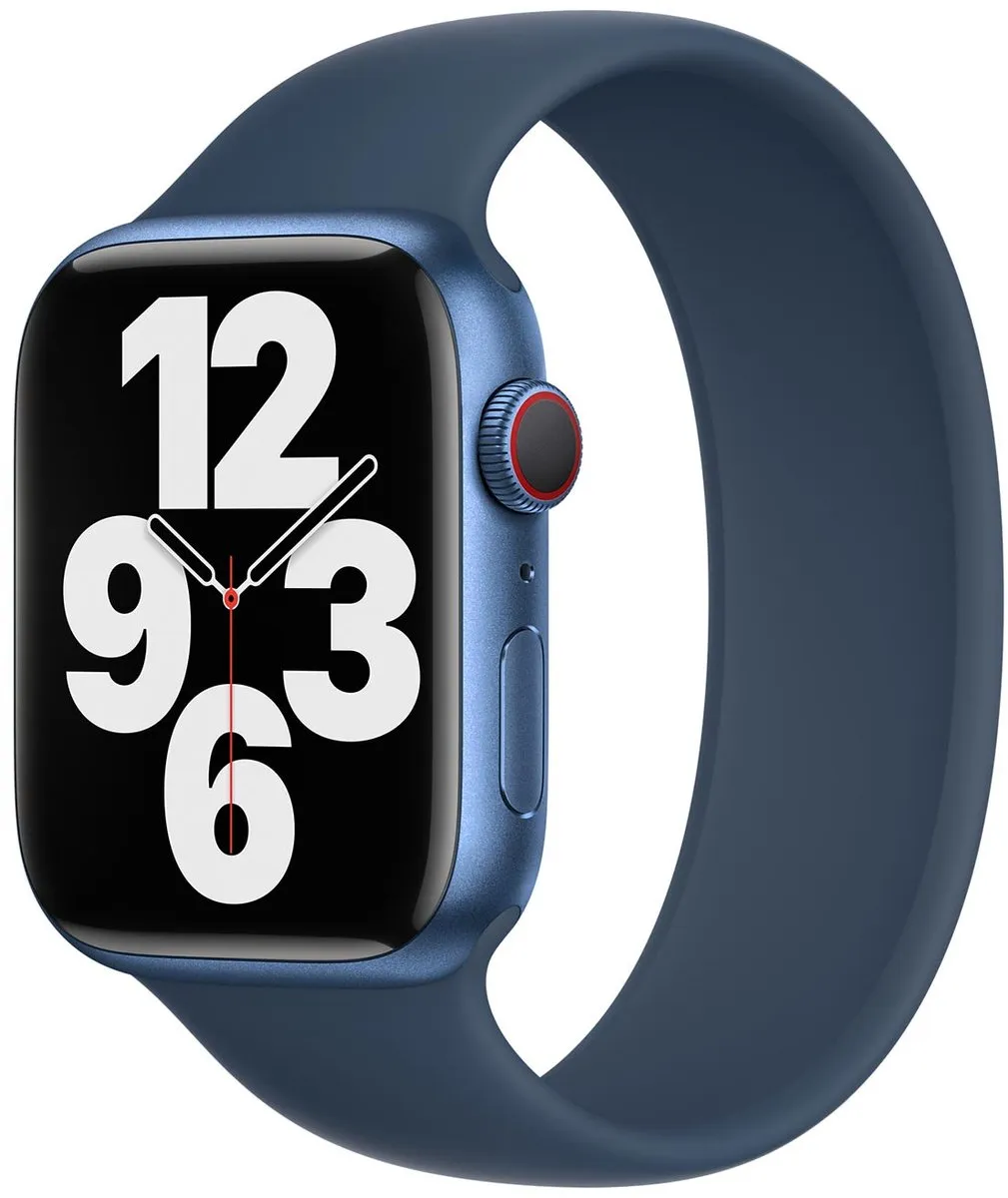 Apple Siliconen Solobandje Abyss Blue