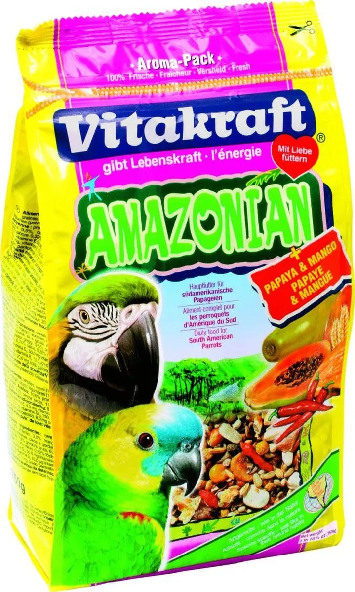 Vitakraft Amazonian Papegaaienvoer 750g