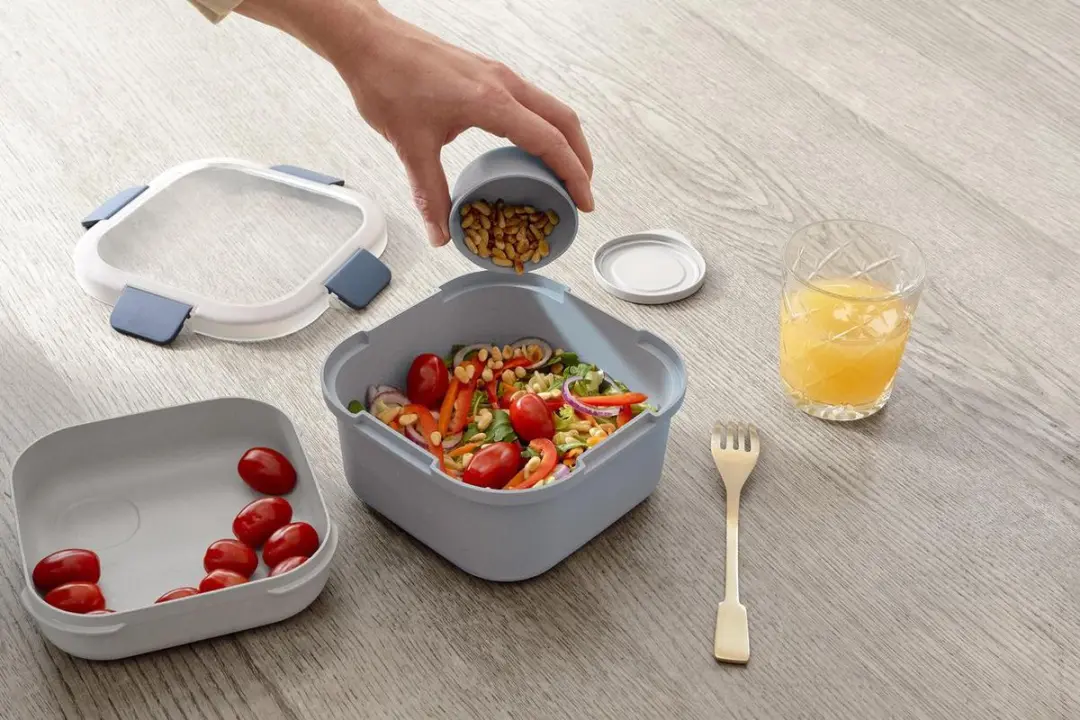 Sunware Sigma Home Food to go Lunchbox - Blauw - 1,4L - afbeelding 6 van 6