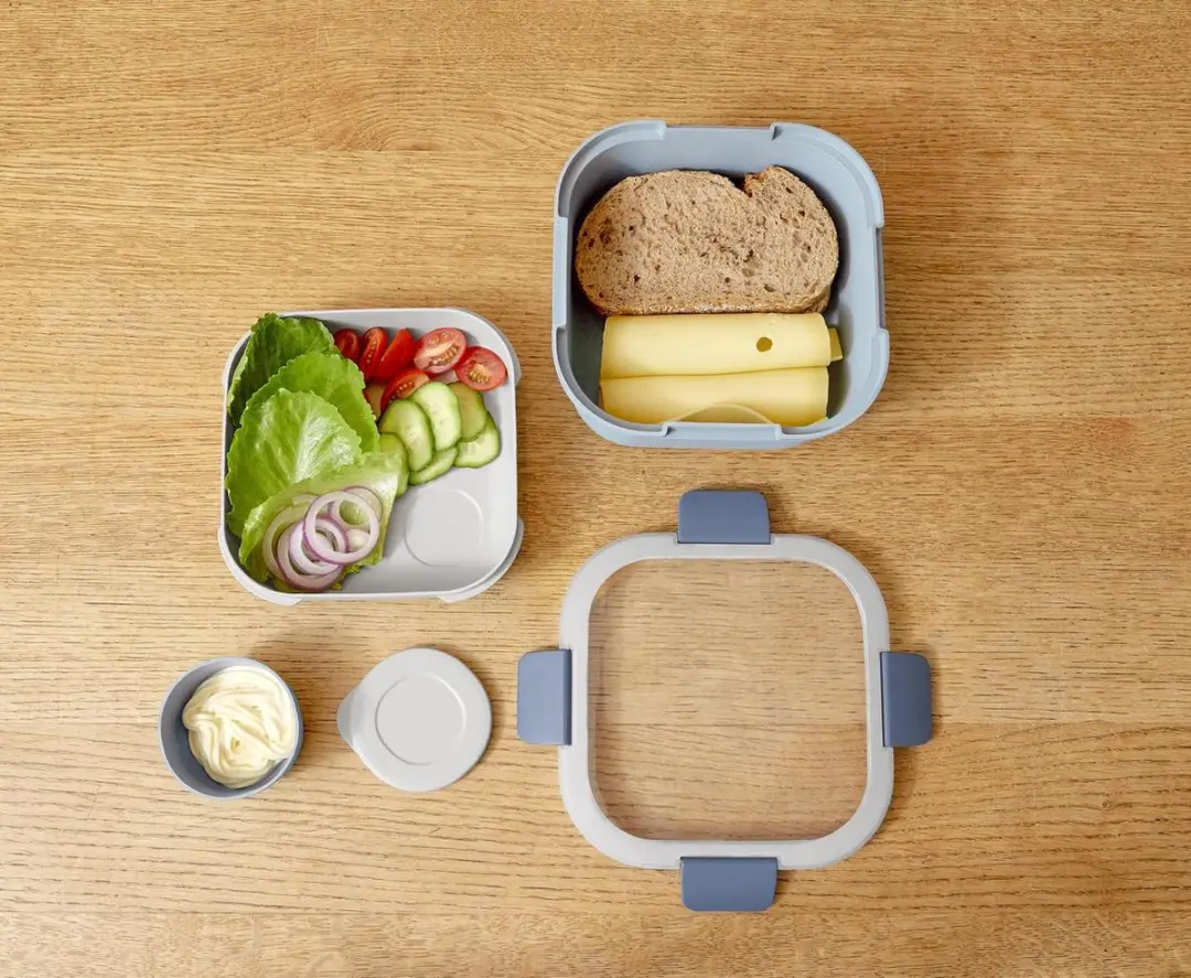 Sunware Sigma Home Food to go Lunchbox - Blauw - 1,4L - afbeelding 3 van 6