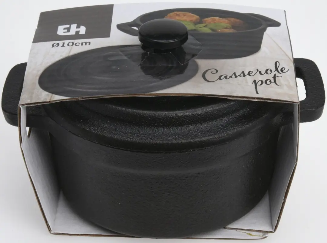 Excellent Houseware gietijzeren pan met deksel