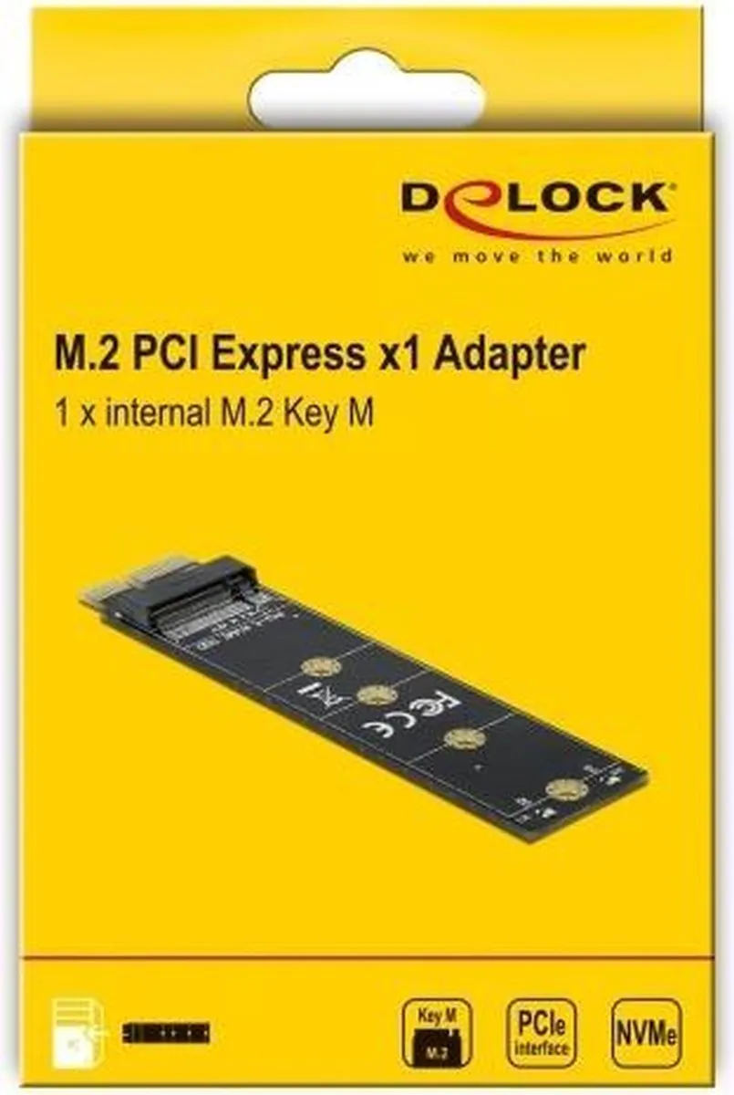 Delock 64105 M.2 PCIe x1 Adapter - NVMe SSD