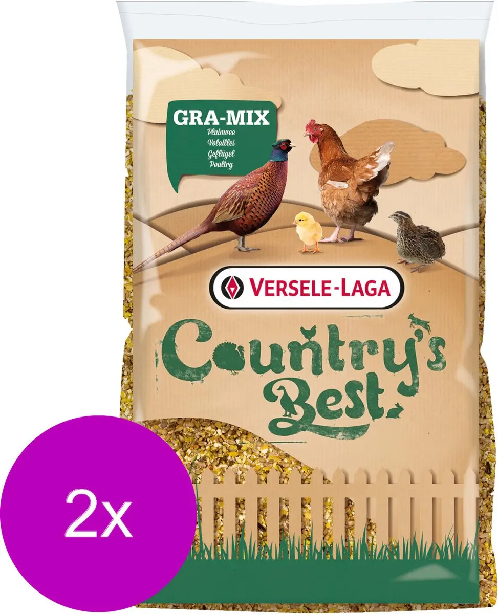 Versele-Laga Country`s Best Gra-Mix pluimveemix met grit
