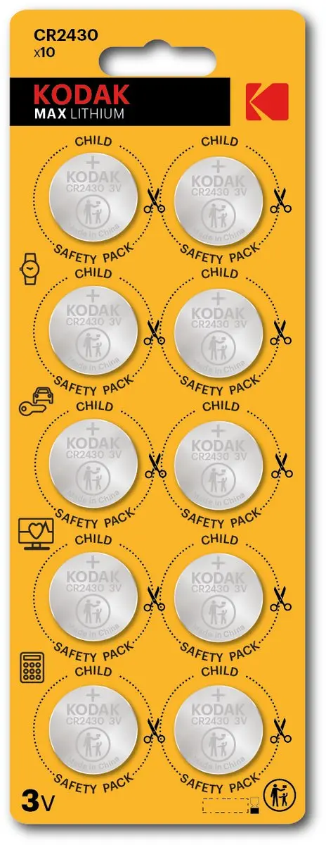 Kodak MAX lithium button CR2430 10 pack
