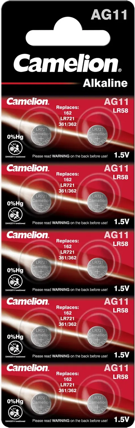 Camelion AG11-BP10 Alkaline knoopcel batterij