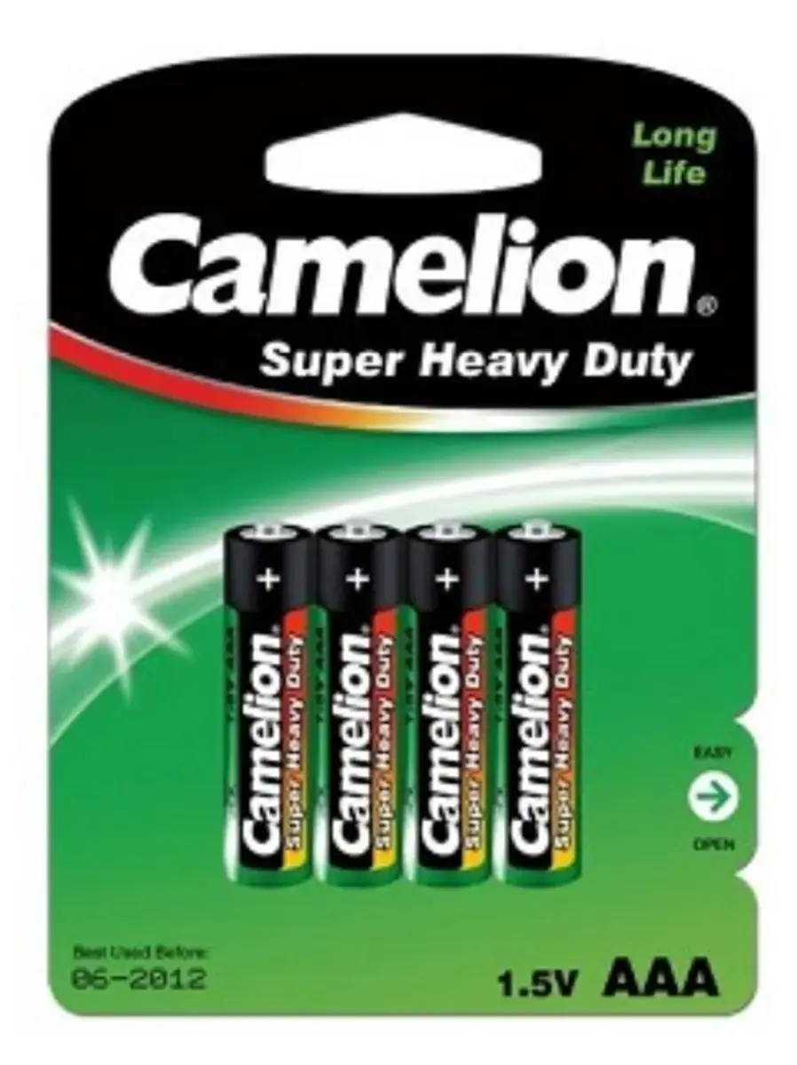 Camelion R03P-BP4G AAA Batterijen