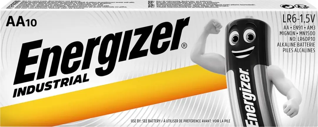 Energizer Industrial AA Batterijen - 10 stuks - afbeelding 6 van 6