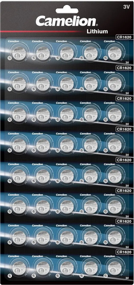 Camelion Lithium CR1620 3V blister 40