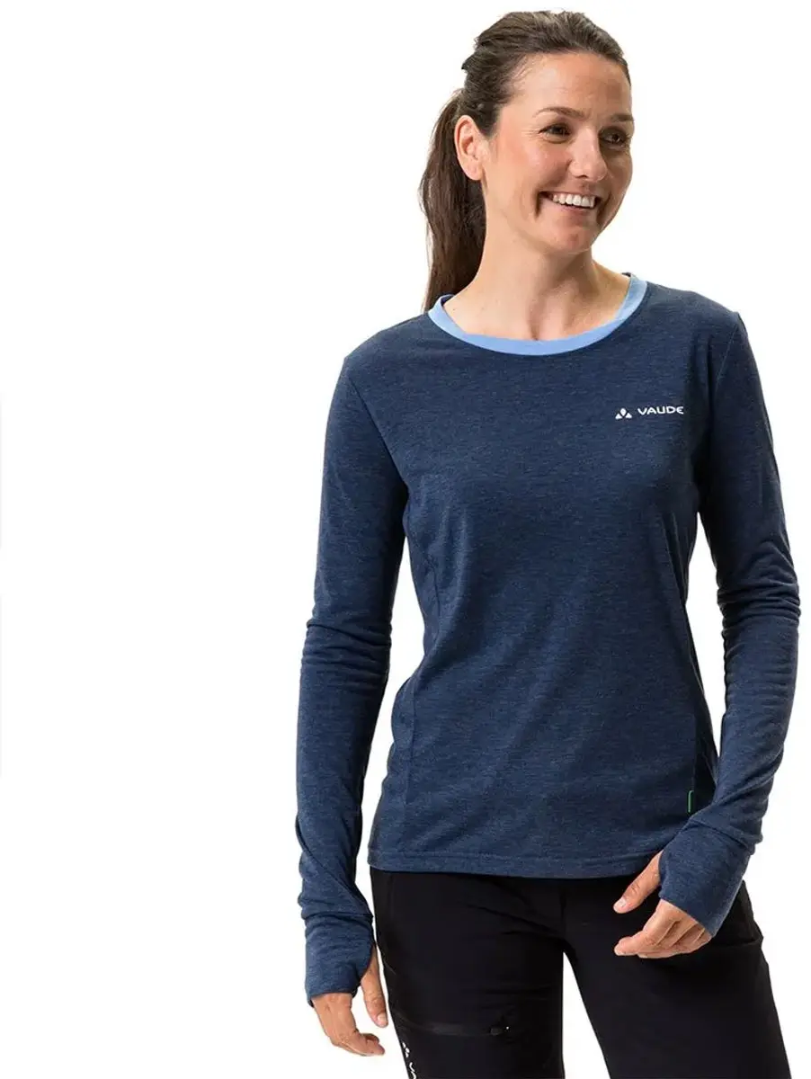 Vaude Sveiii T-shirt Met Lange Mouwen Blauw 44 Vrouw