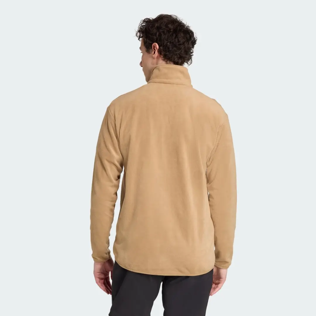 adidas TERREX Multi Essentials Fleece Jack - Heren - Bruin - afbeelding 6 van 6
